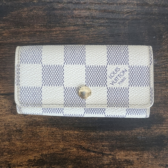 Louis Vuitton Damier Azur Key Cles - Picture 1 of 9